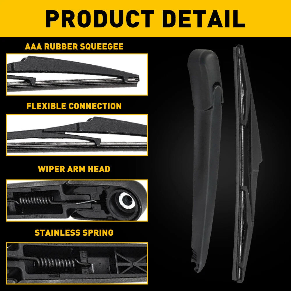 Rear Wiper Arm and Blade for Kia Soul (2010–2020)