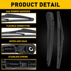 Rear Wiper Arm and Blade for Kia Soul (2010–2020)