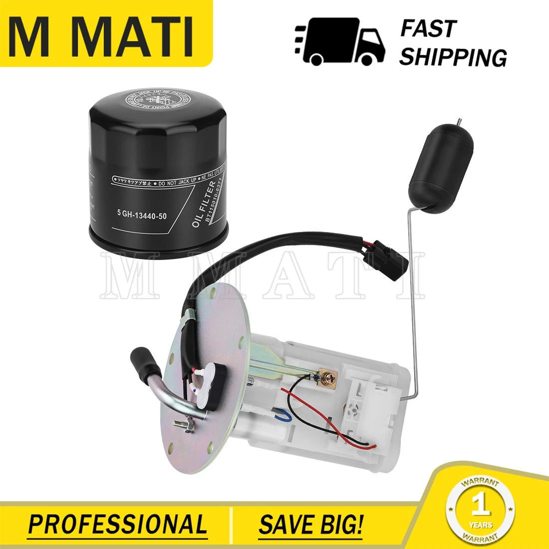 Fuel Pump Module Assembly + Oil Filter for Kawasaki Ninja 300 (2013–2017)