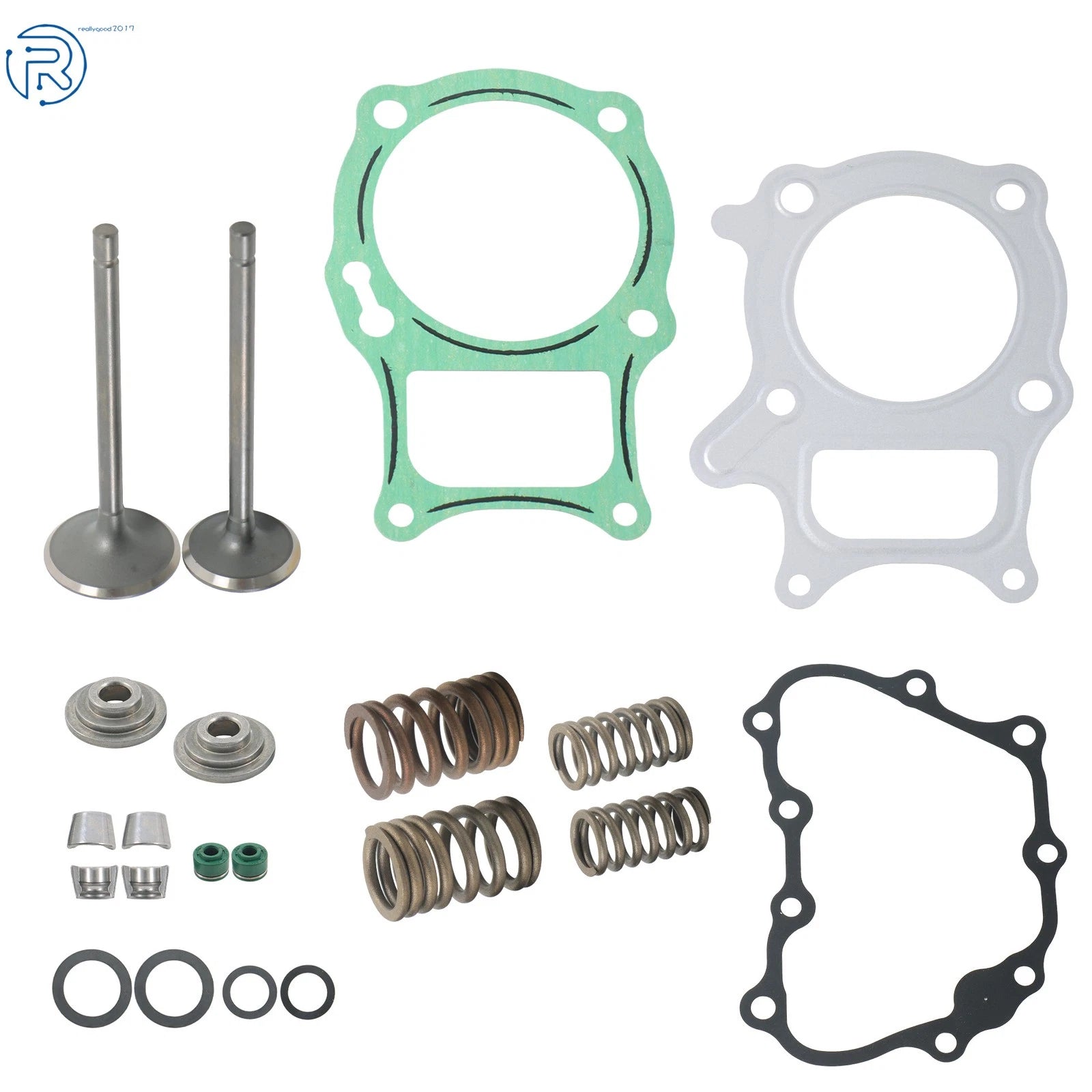 Engine Valve Kit with Gaskets and Seal for Honda Recon TRX250