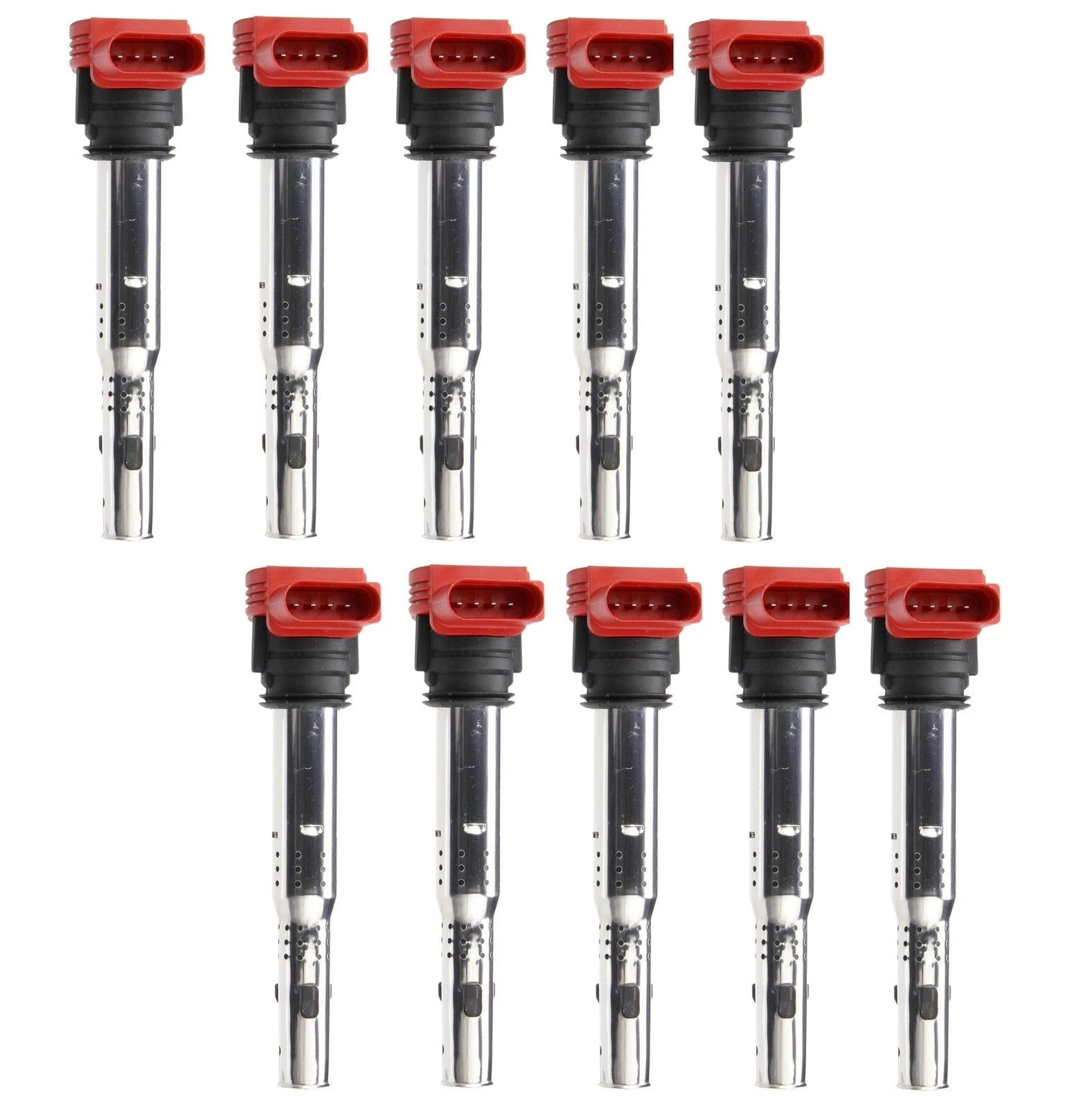 Set of 10 Ignition Coils for Audi R8 S6 S8 (2007–2019) - Delphi