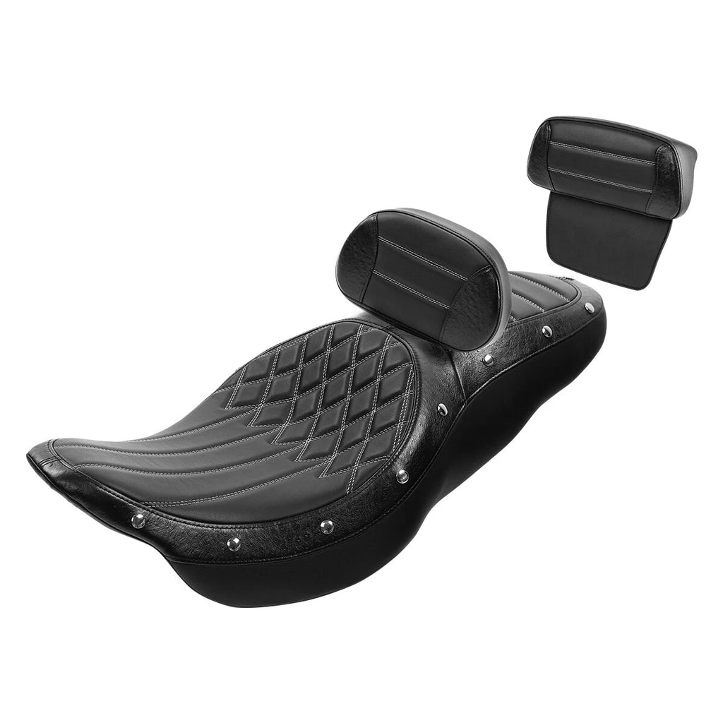 Seat Backrest Pad for Harley Touring (2014–2023)