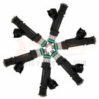 Set of 6 Fuel Injectors for Jeep Grand Cherokee, Liberty (2004–2010)