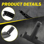 Set of 3 Interior Door Handle Pull Covers for BMW X5 X6 (2014–2018) Black
