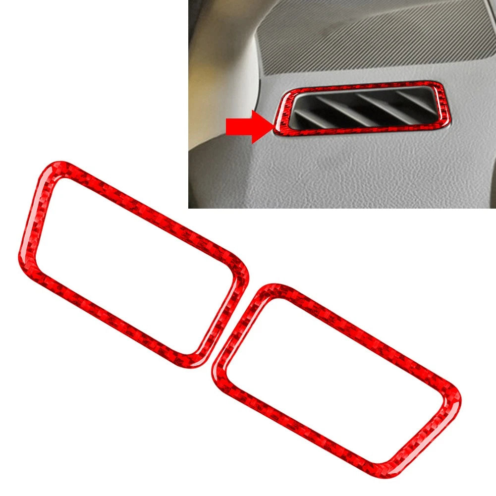 Carbon Fiber Inner Upper Air Vent Outlet Cover Trim for Subaru WRX STi (2014–2021)
