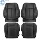 Front Leather Seat Covers for Hummer H3 (2006–2010) - Black