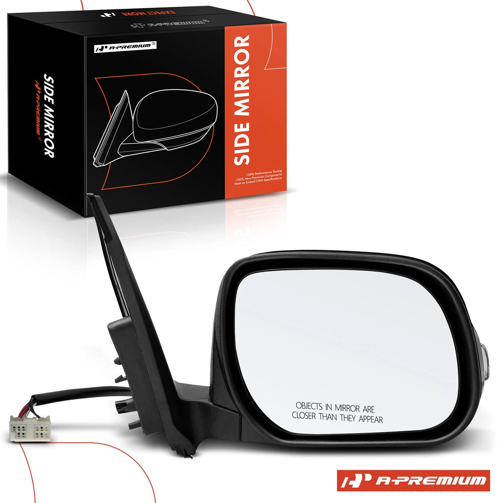 Passenger Power Mirror Manual Fold & Signal Light for Toyota RAV4 (2009-2012)