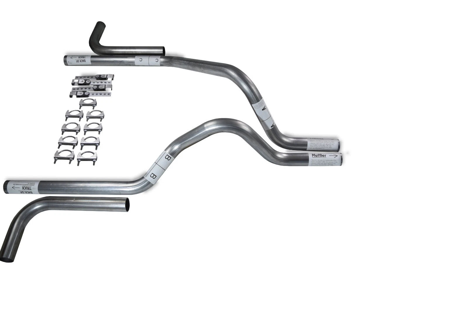 2.5" Dual Exhaust Kit for Dodge Dakota (1997-2005) Side Exit