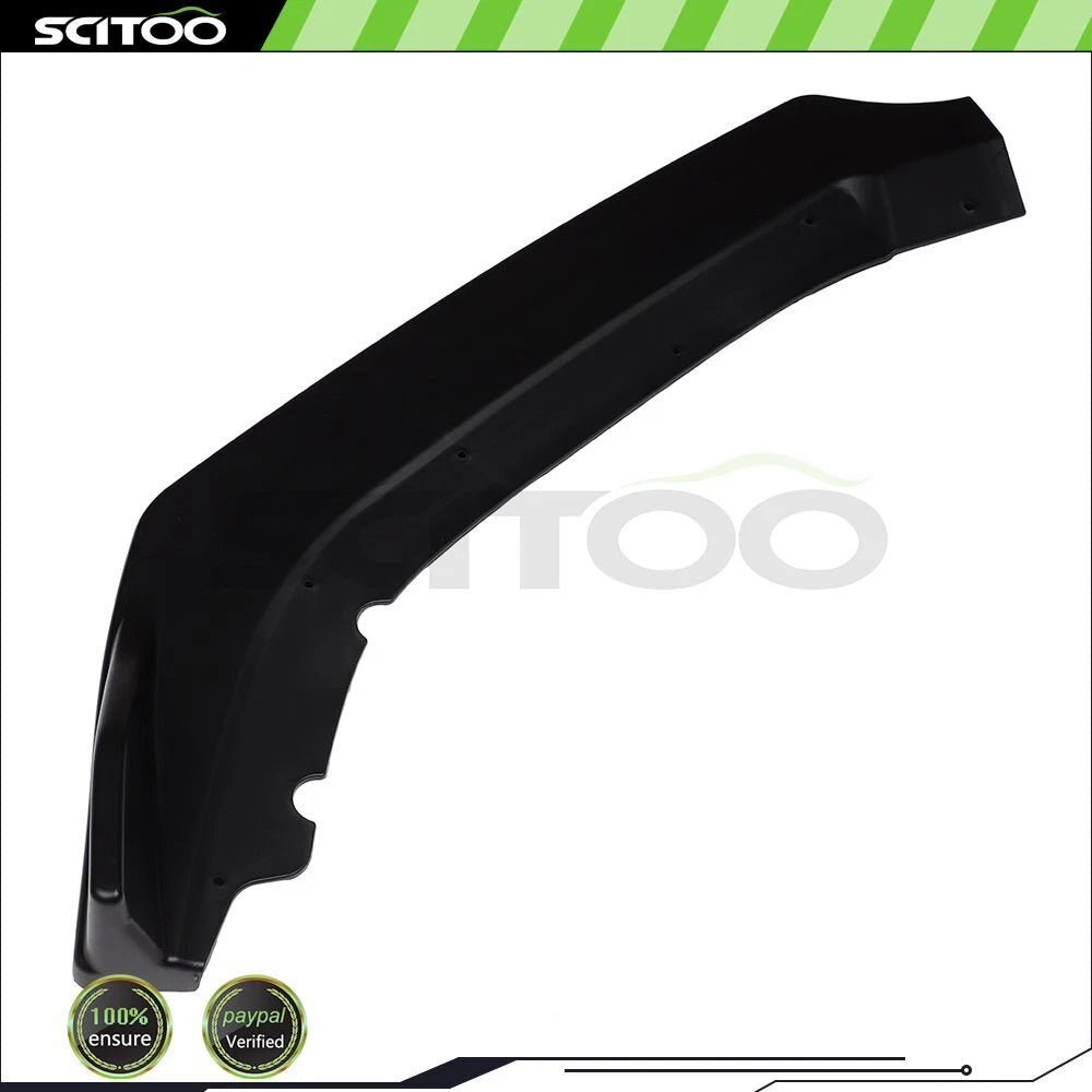 Matte Black Front Lip Splitter for Honda Civic (2016–2020)