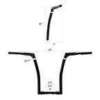18" Ape Hanger Handlebar for Harley Dyna Street Bob Low Rider