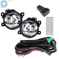 2X LED Fog Lights with Cable Switch for Honda Civic Sedan (2017–2021)