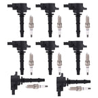 Set of 8 Ignition Coils for Mercedes GL450 GL550 S450 S550 (2007–2012)