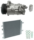 AC Compressor Kit with Condenser for Jaguar XFR-S 5.0L (2013–2013)