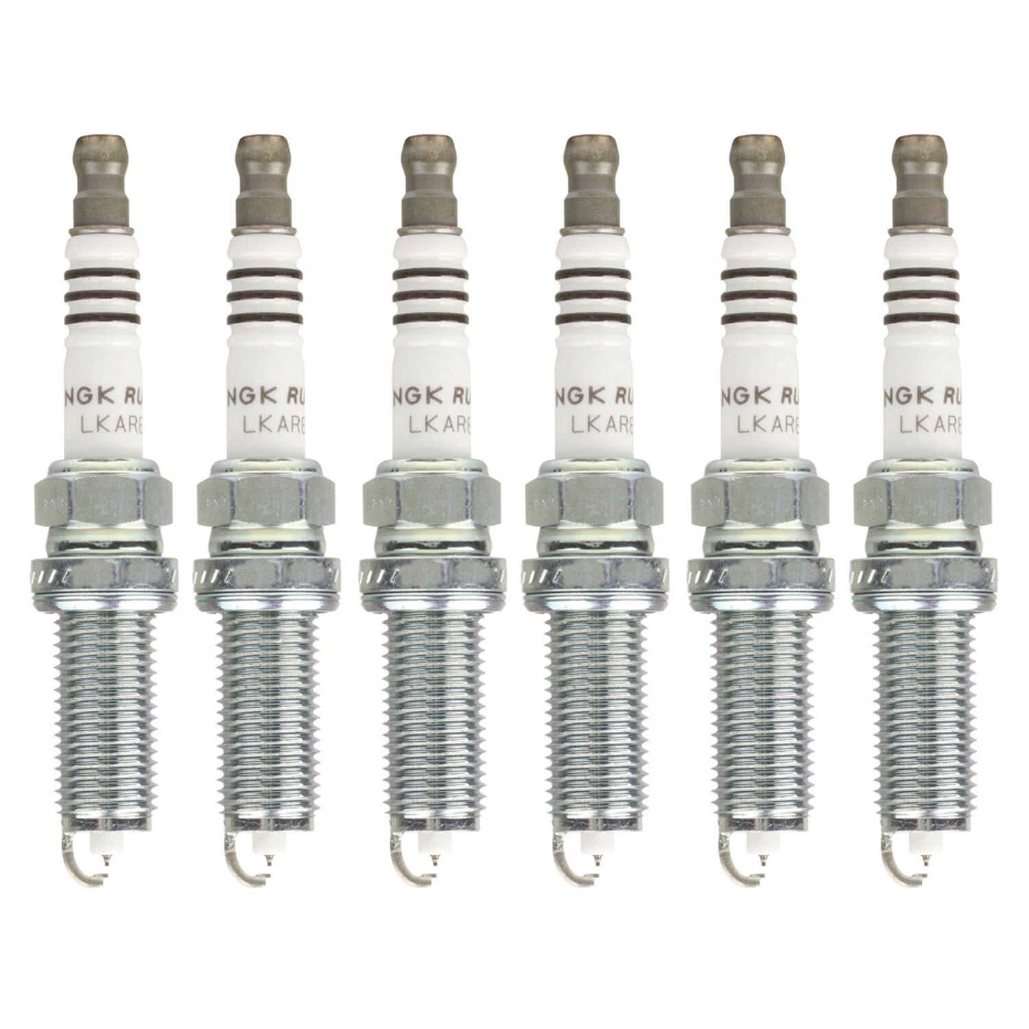 Set of 6 NGK Ruthenium HX Spark Plugs for G37 Q70 370Z V6 (2008–2019)