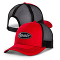 Brimstone Snapback Trucker Hat for Peterbilt Trucks (Black/Red)