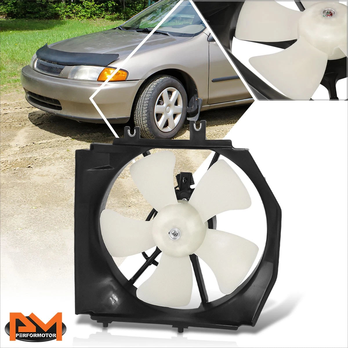 Radiator Cooling Fan Assembly for Mazda Protege 1.5L (1995–1998)