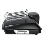 Matte Razor Trunk Pad Mount Rack Rail for Harley Touring Road Glide (2014–2025)