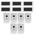 Set of 8 Filters & Dust Bags for ECOVACS X5 OMNI X5 PRO Robot Vacuum