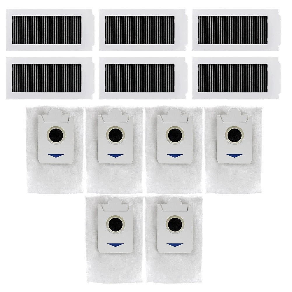 Set of 8 Filters & Dust Bags for ECOVACS X5 OMNI X5 PRO Robot Vacuum