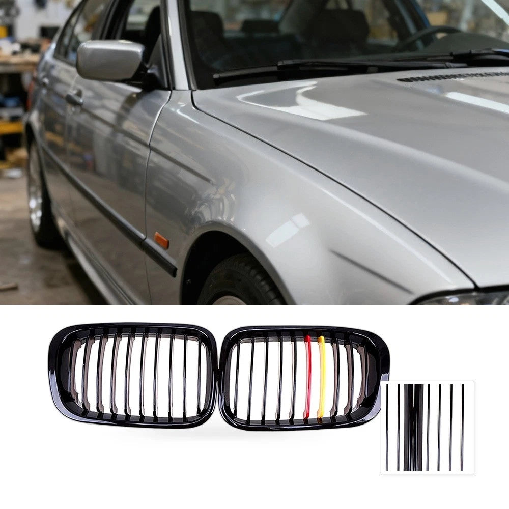 Front Bumper Grille for BMW E46 Sedan (1998–2001) Modified
