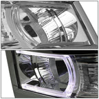 LED Chrome Clear Side Projector Headlight for Silverado 1500 (2014–2015)