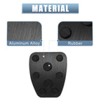 Foot Pedal Gas Brake Clutch Cover Kit for Subaru Impreza Forester 