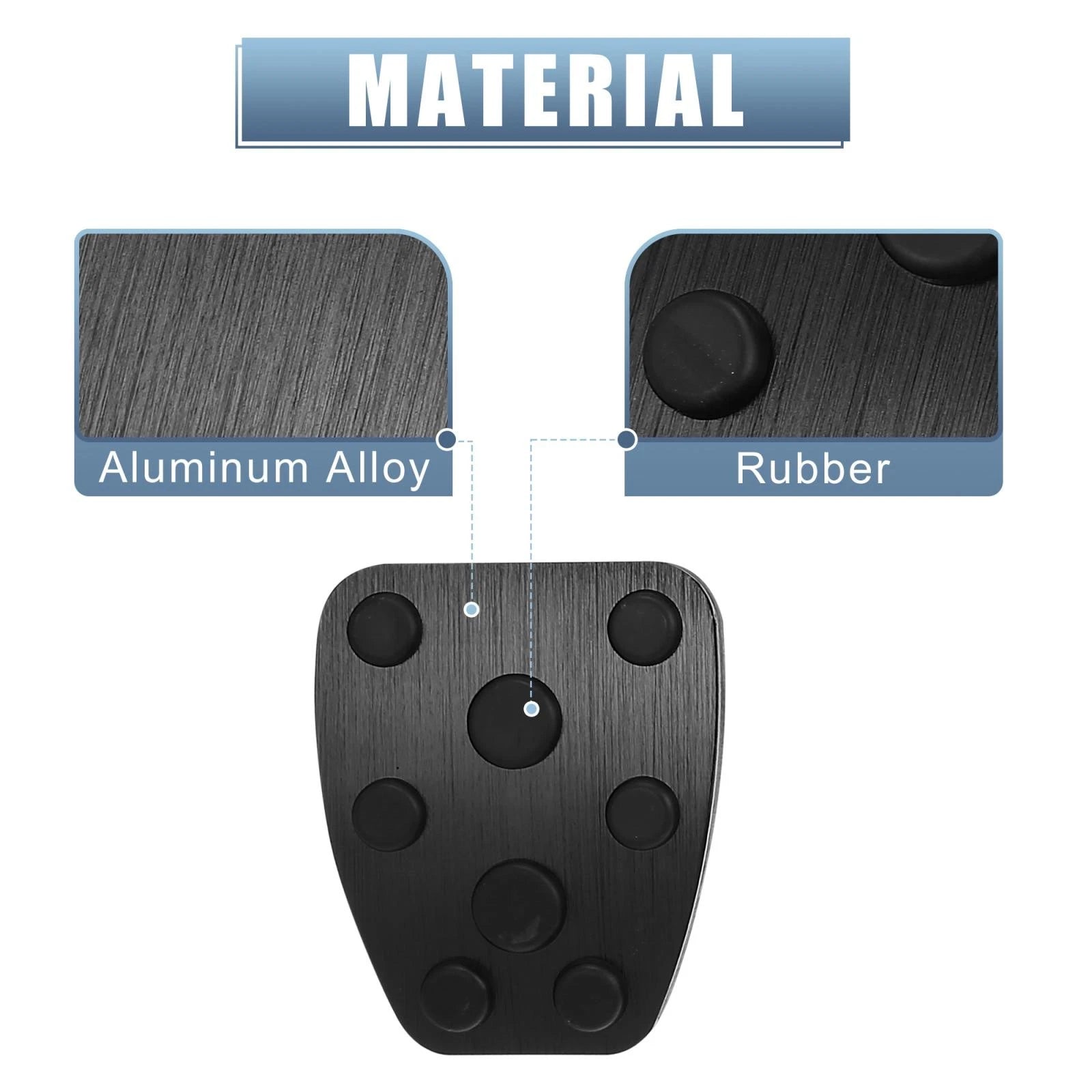 Foot Pedal Gas Brake Clutch Cover Kit for Subaru Impreza Forester 