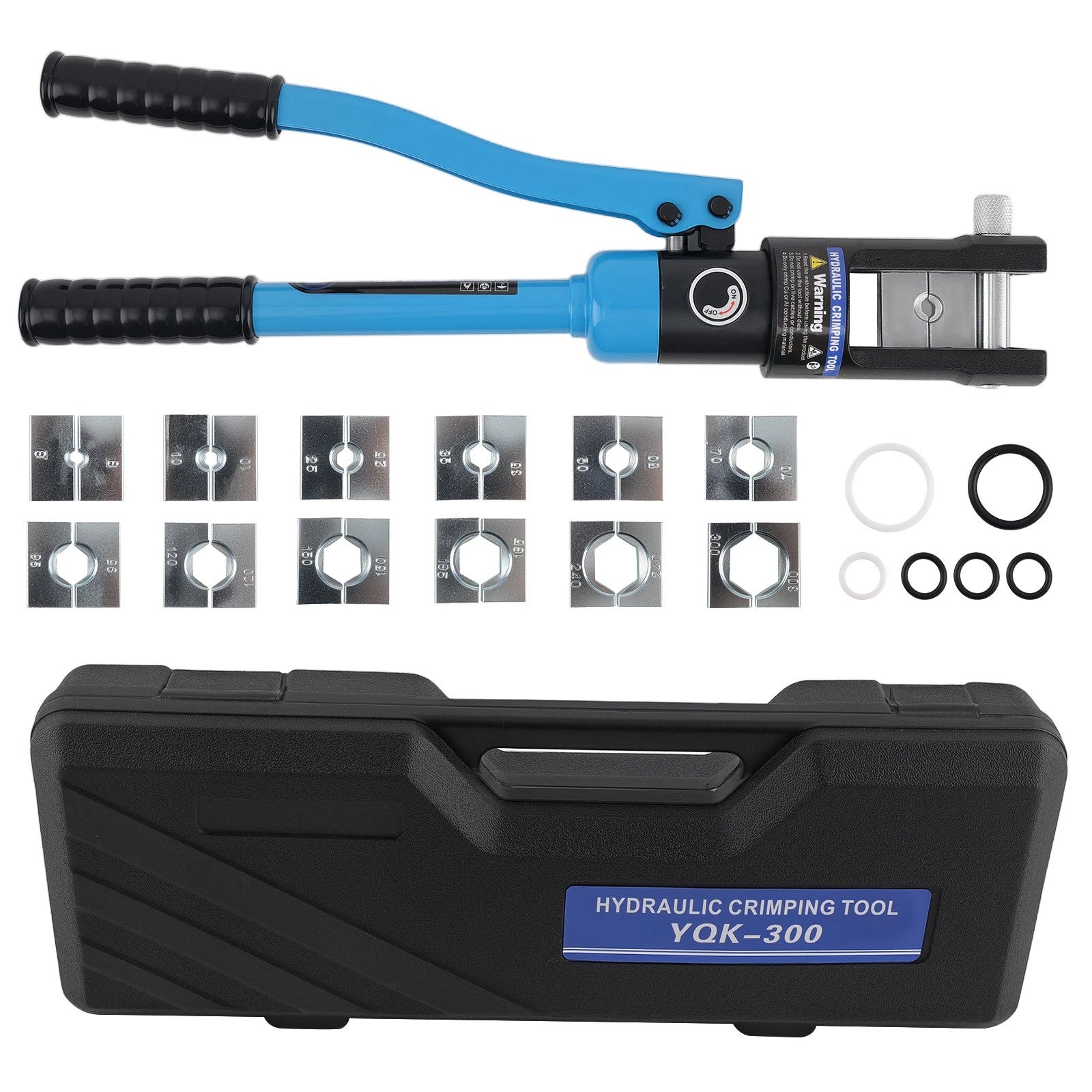 Cable Lug Crimper Tool 16MT & Quick Release for 8-300mm² Wire