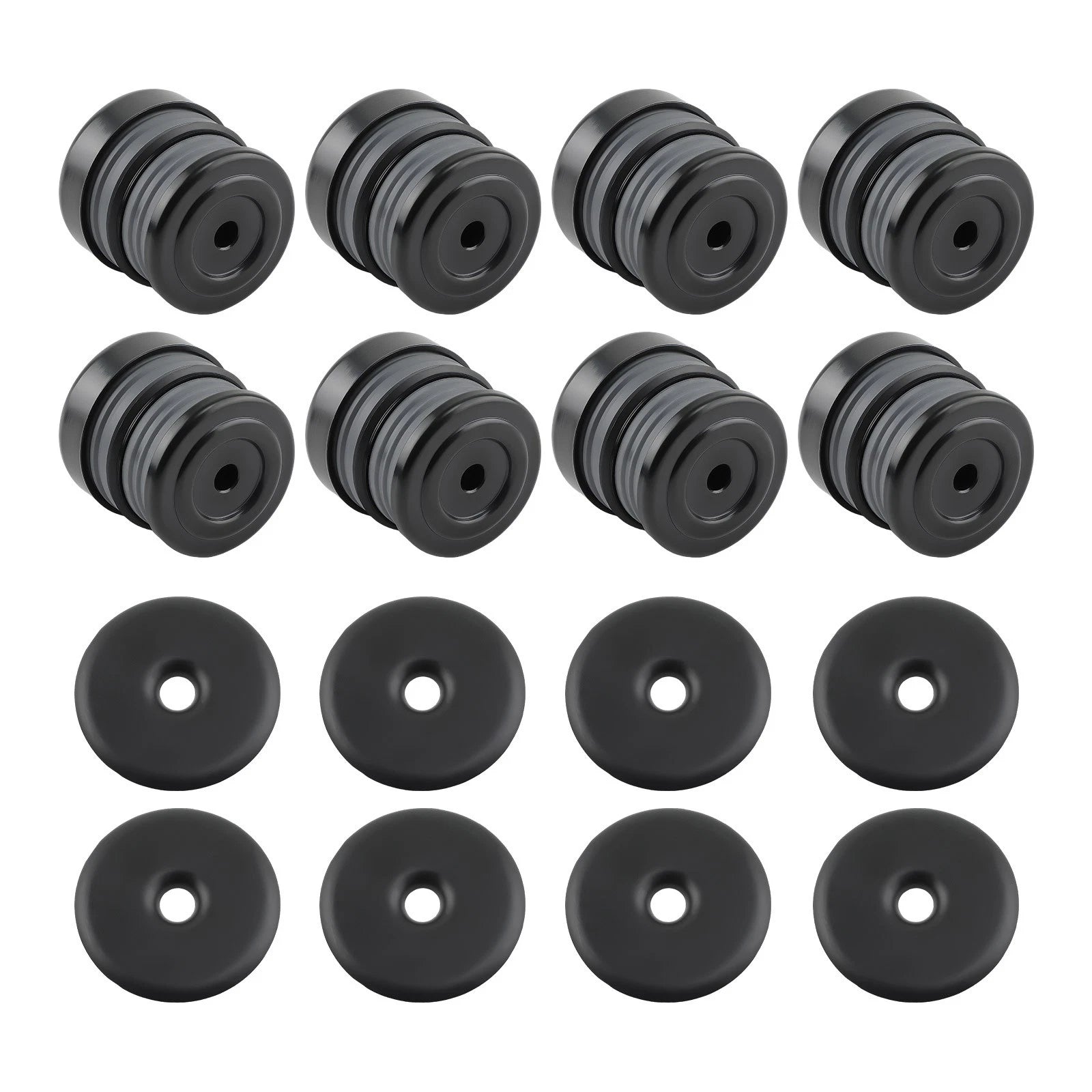 Silicone Body Mount Bushings Kit for Ford Super Duty Crew Cab (2008–2024)