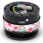 NRG SRK-200BK-SAKURA Steering Wheel Quick Release Adapter for Universal (2000–2023)