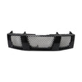 Front Upper Grille Replacement Set for Nissan Titan Armada (2004–2007) Gloss Black