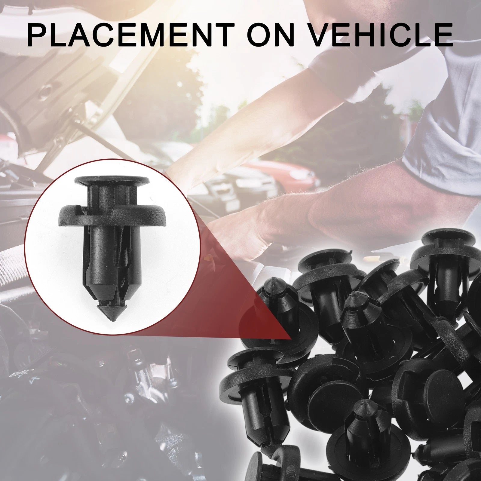 Set of 20 Front Fender Skirt Clips for Honda CR-V (1997–2020), CR-Z (2011–2016)