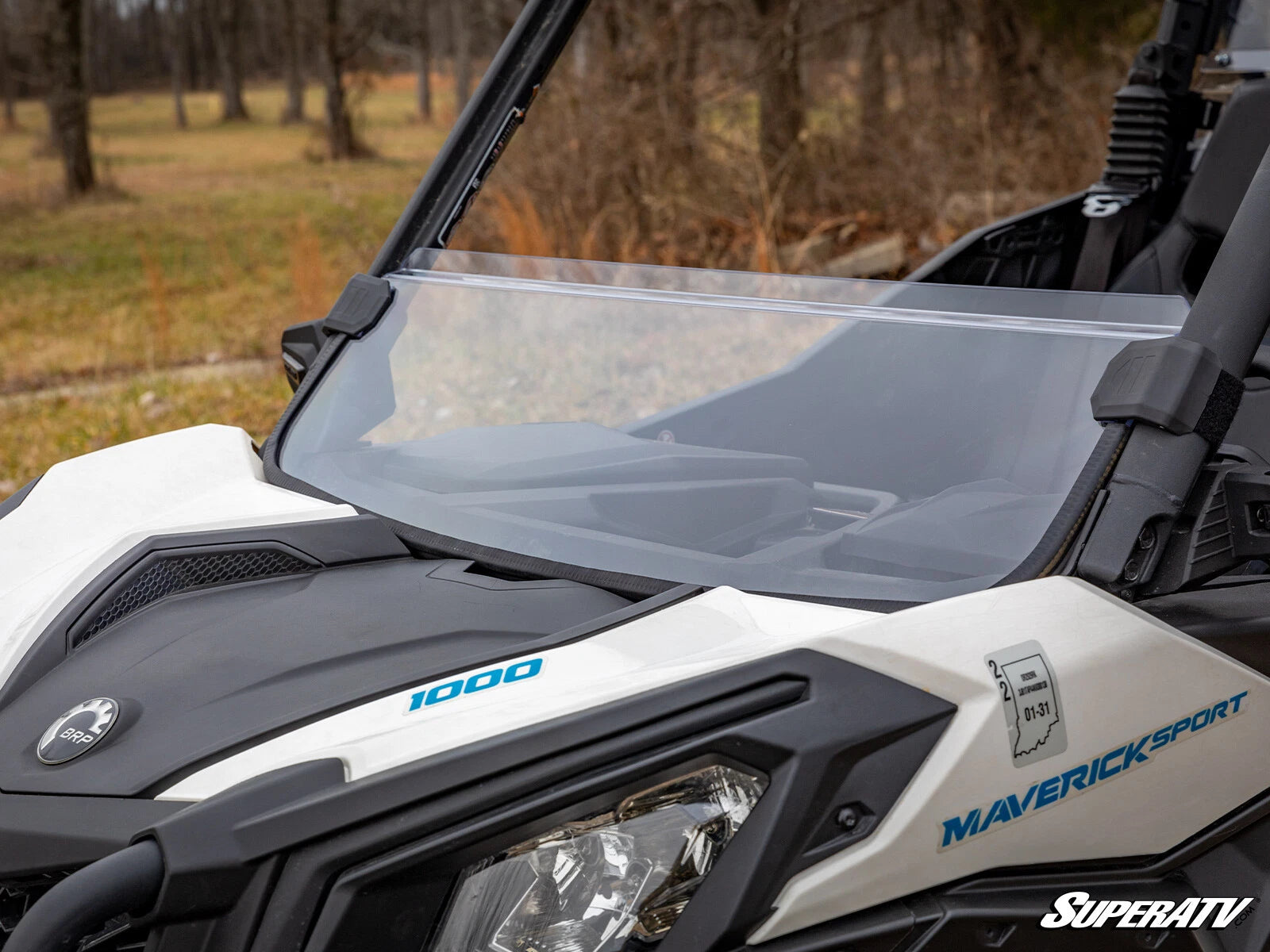 Clear Polycarbonate Half Windshield for Can-Am Maverick Sport (2019–2023)