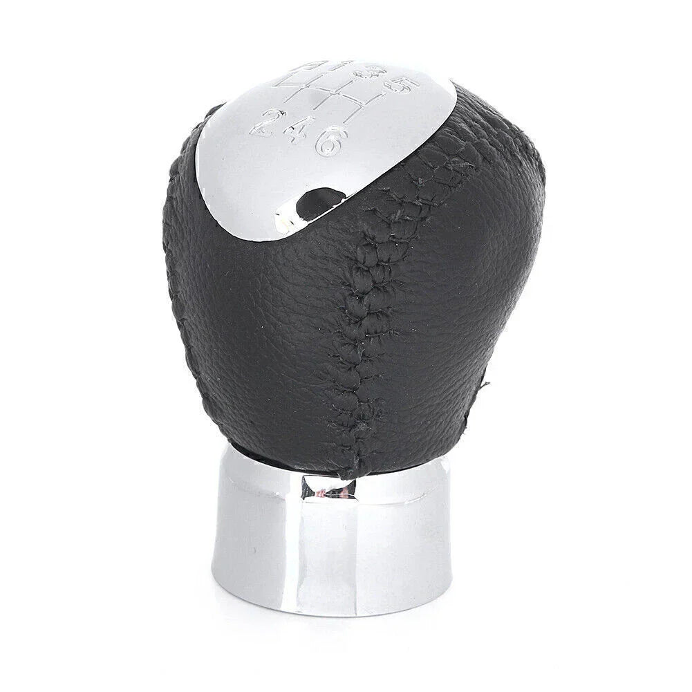 Leather Shift Knob 6 Speed for Mazda 3 5 6 Axela CX-5 (2003-2023)