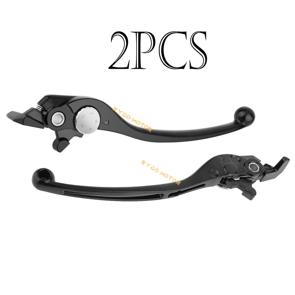 2pcs Front Brake Lever for Honda GL1800 Goldwing (2001–2023) 53170-MCA-006 Black