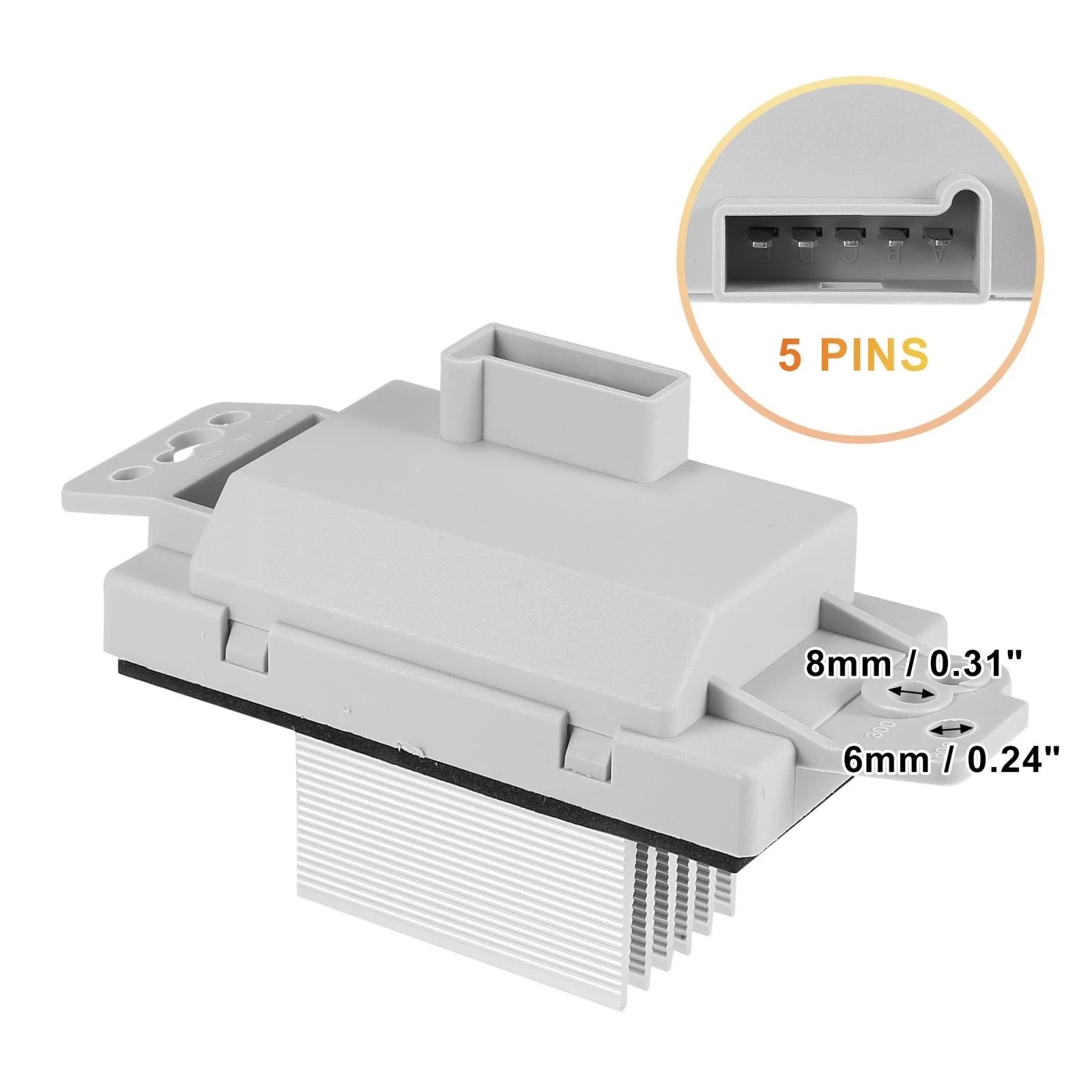 Engine Cooling Radiator Fan Resistor Kit for Chevrolet Silverado Tahoe (2007–2014)