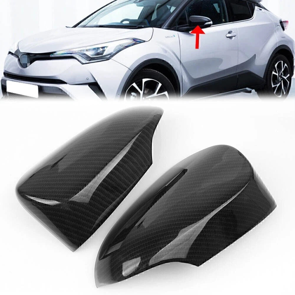 Set of 2 ABS Rear View Side Mirror Covers for Toyota C-HR (2016–2018)