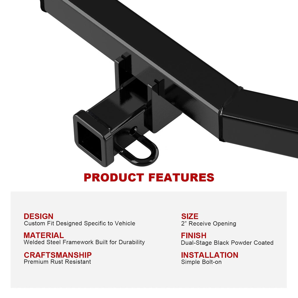 2 Inch Trailer Hitch Receiver for Kia Telluride (2020-2026)