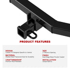 2 Inch Trailer Hitch Receiver for Kia Telluride (2020-2026)