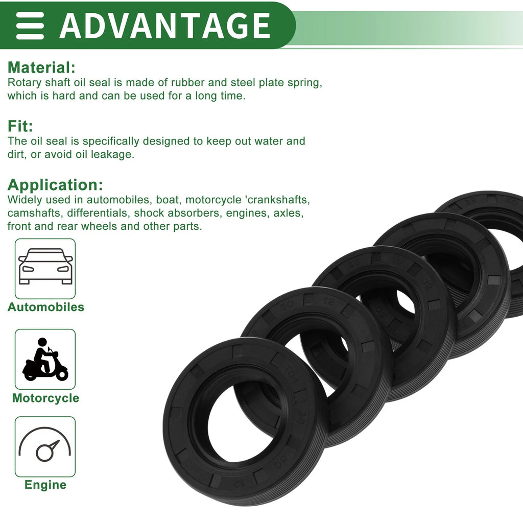 Oil Seal for Rotary Shaft (28x50x12mm)