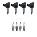 Set of 4 Ignition Coils & Denso Iridium Spark Plugs for Toyota Corolla Prius V (2011–2019)