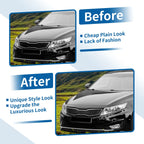 Front Upper Bumper Grille for Kia Optima (2011–2013) Black Chrome