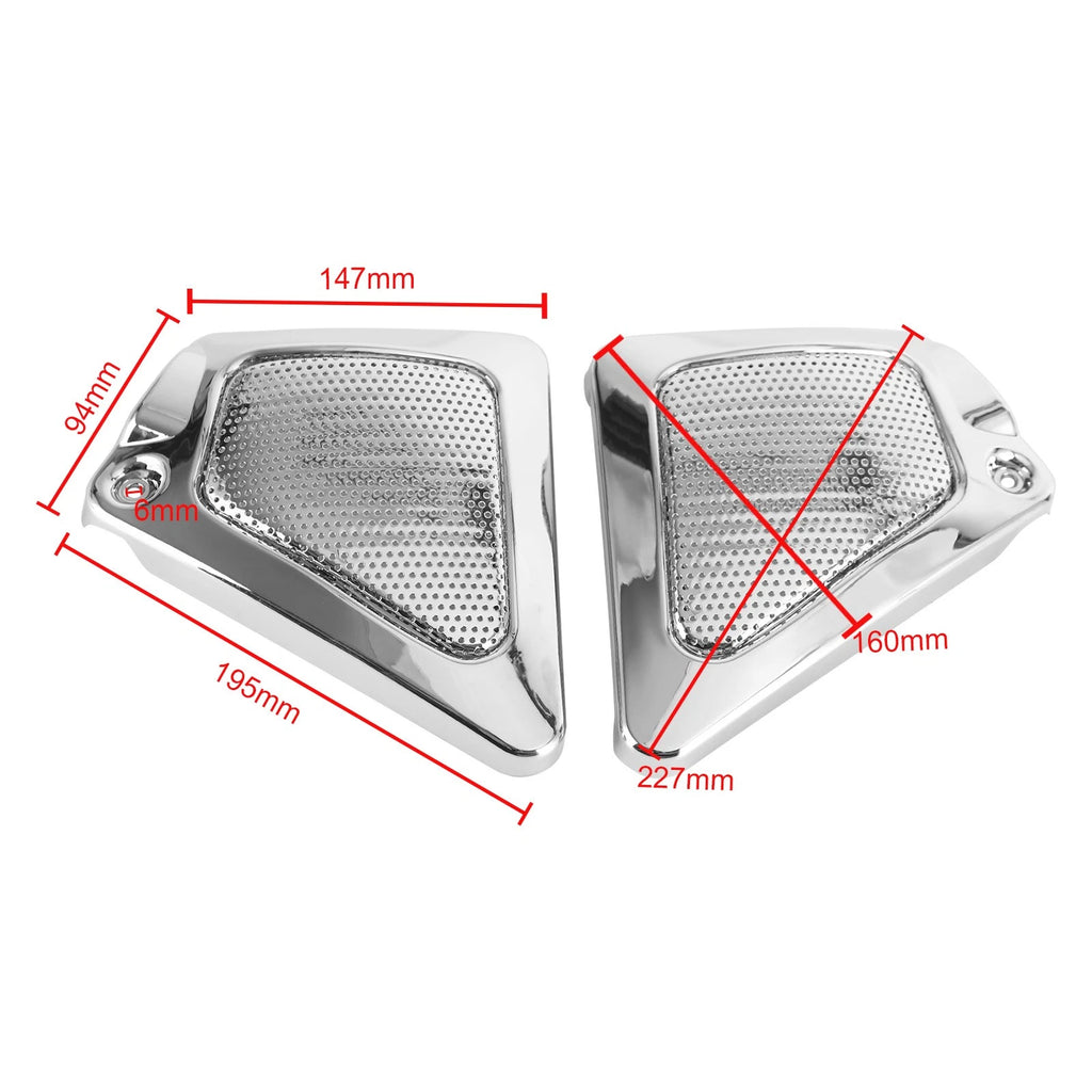 Airbox Frame Neck Side Cover for V-Rod VRSCA (2002–2007) Silver