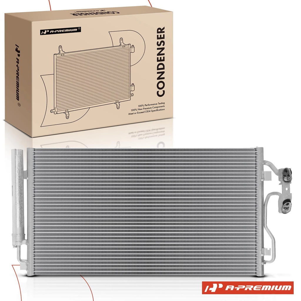A/C Condenser with Bracket & Receiver Drier for BMW 320i 2013–2016