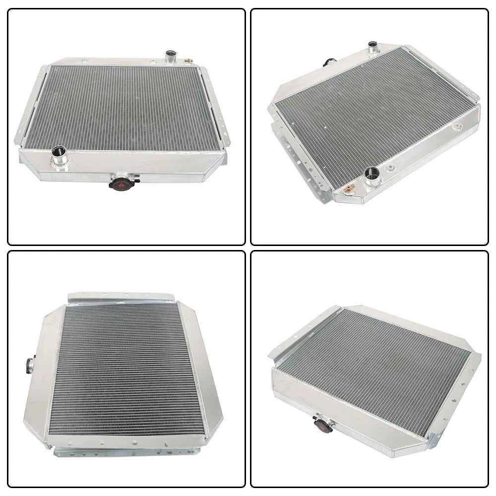 3 Row Aluminum Radiator for Ford F100 F150 F250 F350 Bronco (1966–1979)
