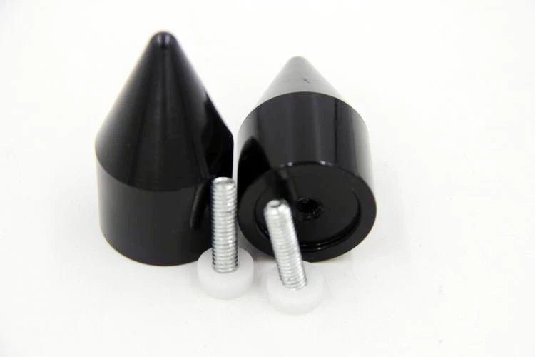 Spike Black Bar End Weights Sliders for Yamaha YZF-R1 (1998–2012)