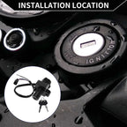 Ignition Key Switch for Honda CBR250 MC19 MC22 (1988-1994) 1 Set