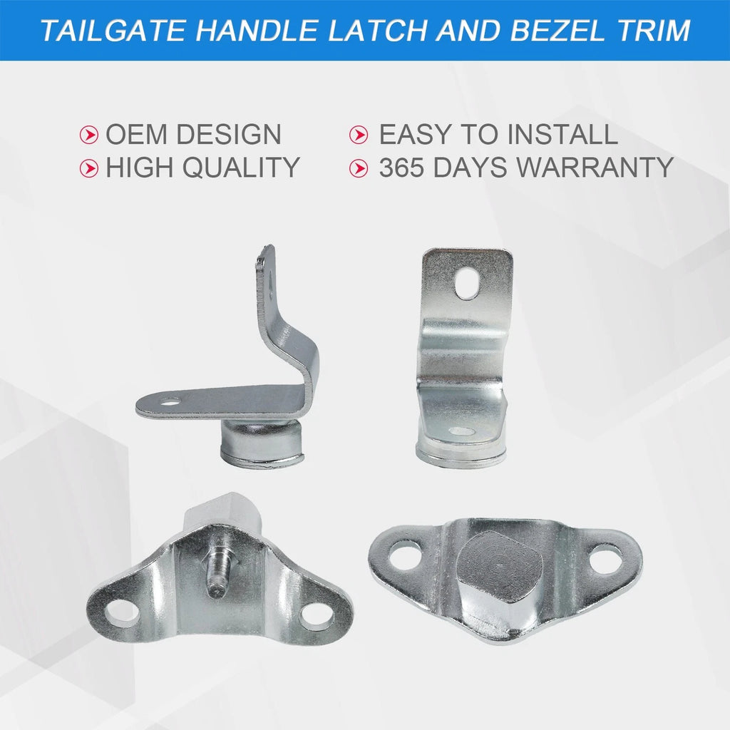 Set of 4 Tailgate Hinges for Chevy Silverado GMC Sierra (1999–2006)