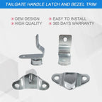 Set of 4 Tailgate Hinges for Chevy Silverado GMC Sierra (1999–2006)