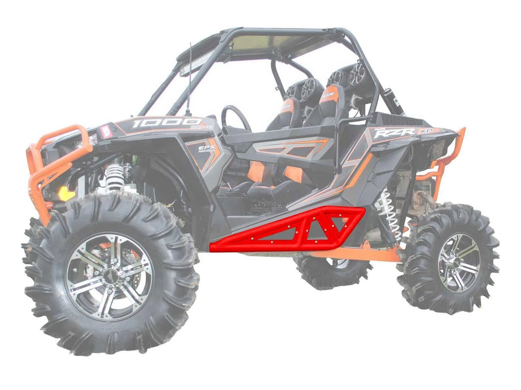SuperATV Heavy Duty Rock Slider Nerf Bars for Polaris RZR S 1000 (2016–2020)